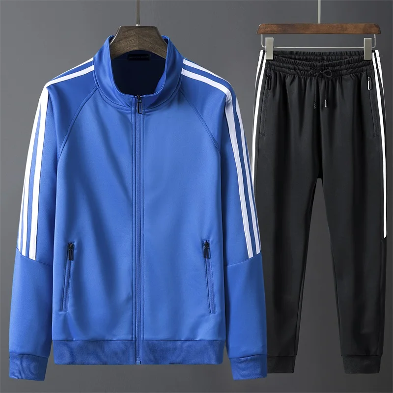 Мужской повседневный спортивный костюм: классическая футболка, толстовка с длинным рукавом и отложным воротником, кардиган на молнии
Мужской повседневный спортивный костюм: классическая футболка, толстовка с длинным рукавом и отложным воротником, кардиган на молнии