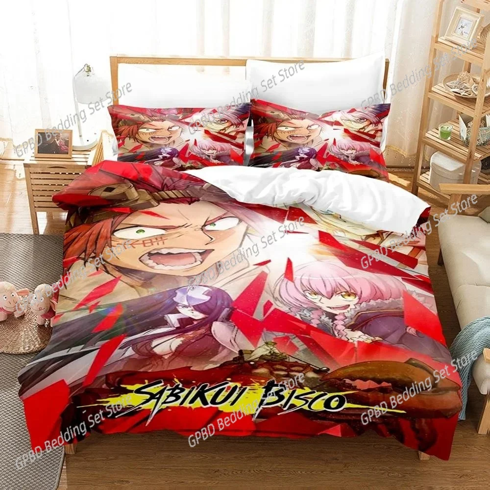 3D Printed Anime Bed Sheet Sabikui Bisco Bedding Set Single Twin Full Queen King Size Bed Set Adult Kid Bedroom Duvetcover Sets
3D Printed Anime Bed Sheet Sabikui Bisco Bedding Set Single Twin Full Queen King Size Bed Set Adult Kid Bedroom Duvetcover Sets