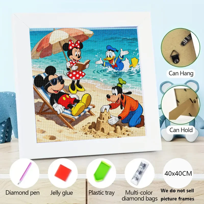 1 комплект Disney Mickey Mouse & Friends 5D DIY Набор алмазной живописи - Полная круглая дрель со стразами Искусство вышивки Joyful Beach V
1 комплект Disney Mickey Mouse & Friends 5D DIY Набор алмазной живописи - Полная круглая дрель со стразами Искусство вышивки Joyful Beach V