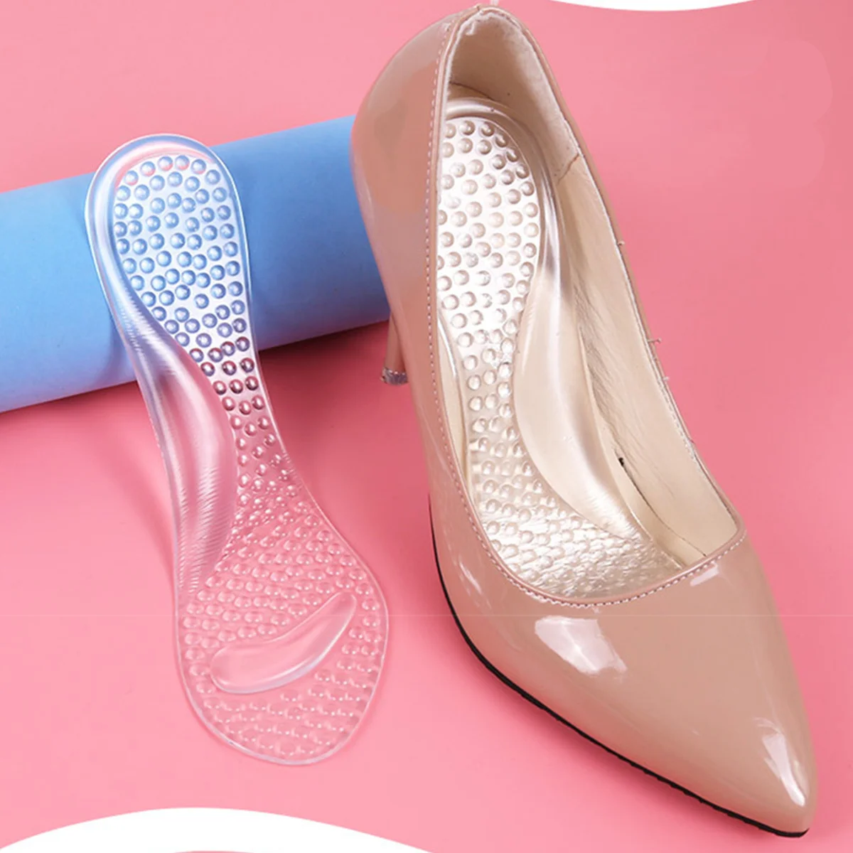2Pairs Gel Insoles High Heel Non-Slip Foot Arch Support Soft Cushion Massage Pads Comfortable Shoes Inserts Foot Care
2Pairs Gel Insoles High Heel Non-Slip Foot Arch Support Soft Cushion Massage Pads Comfortable Shoes Inserts Foot Care