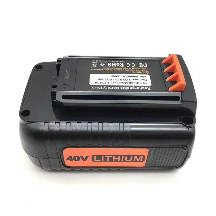 Suitable for Black Decker LBXR36 LBX2040 tool battery replacement of Baide 40V lithium battery
Suitable for Black Decker LBXR36 LBX2040 tool battery replacement of Baide 40V lithium battery