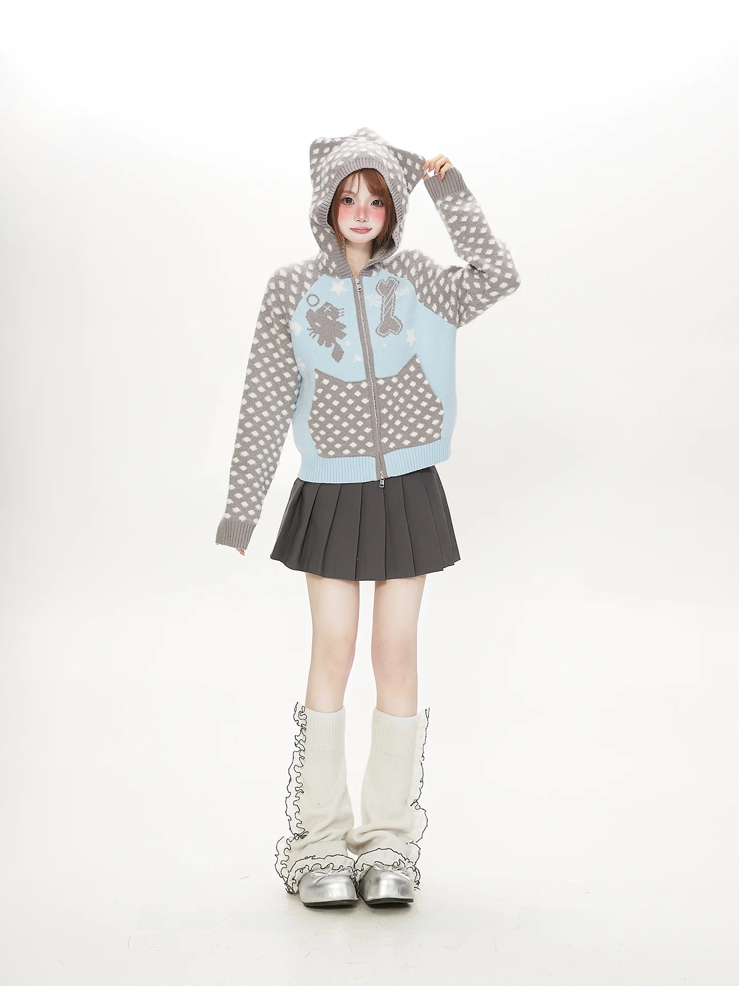 Вязаный кардиган на молнии для женщин: весенне-осенний, милый, повседневный, свободного кроя, теплый
Вязаный кардиган на молнии для женщин: весенне-осенний, милый, повседневный, свободного кроя, теплый