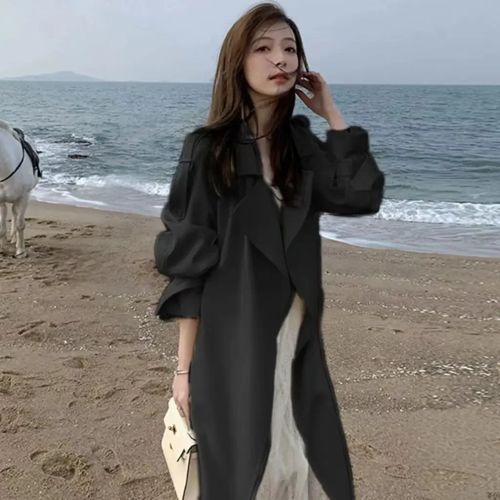 White Classic Fashion Casual Female Trench Solid Color Sweet Loose Elegant Office Ladies Slim Chic Sleeve Women E154
White Classic Fashion Casual Female Trench Solid Color Sweet Loose Elegant Office Ladies Slim Chic Sleeve Women E154