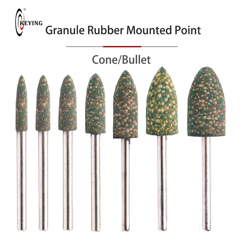 10PCS 3mm Shaft Mounted Rubber Point with Abrasive Grinding Head for Mold Polishing Rotary Power Tools
10PCS 3mm Shaft Mounted Rubber Point with Abrasive Grinding Head for Mold Polishing Rotary Power Tools