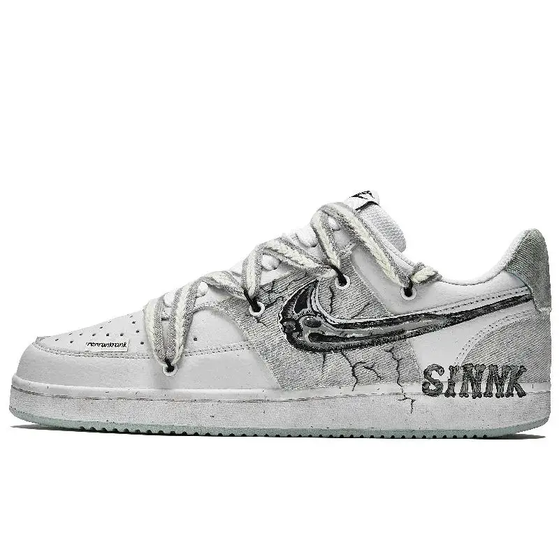 【Customize】Nike Court Vision 1 Skateboarding Shoes Men Low-top Grey/white Sneakers shoes DH2987-110
【Customize】Nike Court Vision 1 Skateboarding Shoes Men Low-top Grey/white Sneakers shoes DH2987-110