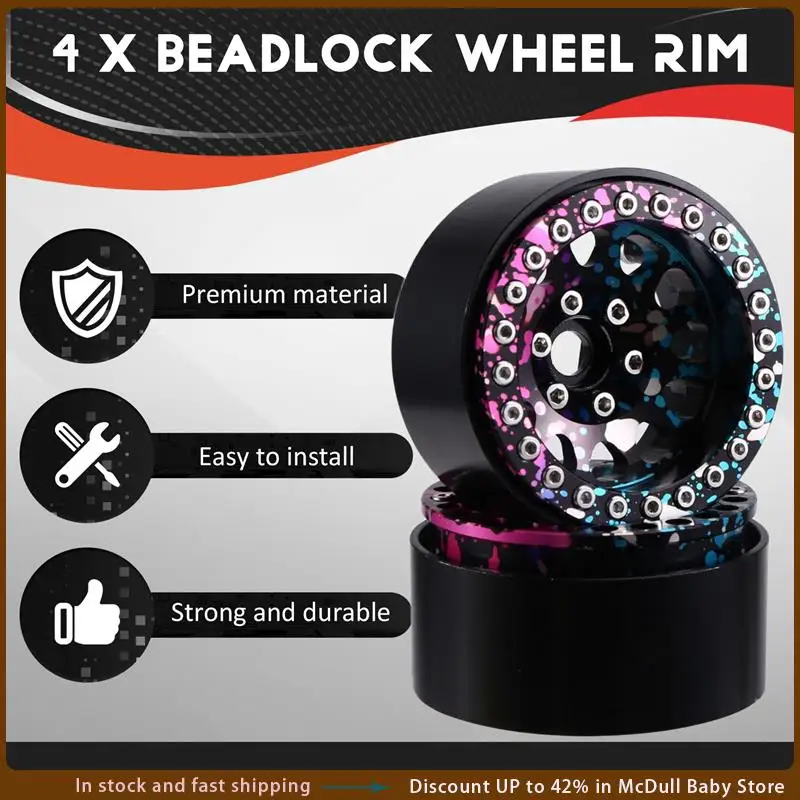 1.9Inch Beadlock Wheel Rim Rim Hub For 1/10 TRX4 SCX10 Wheel Rim For 1/10 TRX4 SCX10
1.9Inch Beadlock Wheel Rim Rim Hub For 1/10 TRX4 SCX10 Wheel Rim For 1/10 TRX4 SCX10
