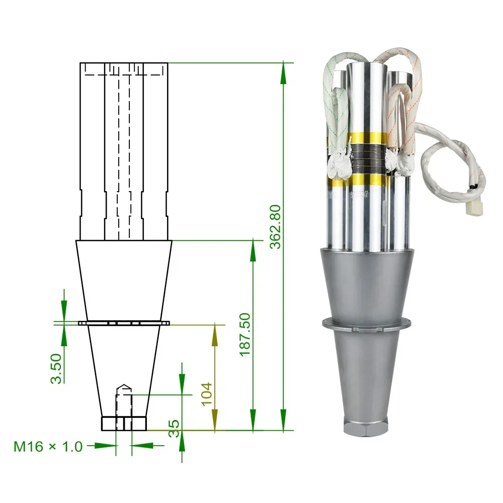 Ultrasonic welder transducer a variety of power optional horn parts generator LINGKE ultrasonic welder plastic
Ultrasonic welder transducer a variety of power optional horn parts generator LINGKE ultrasonic welder plastic