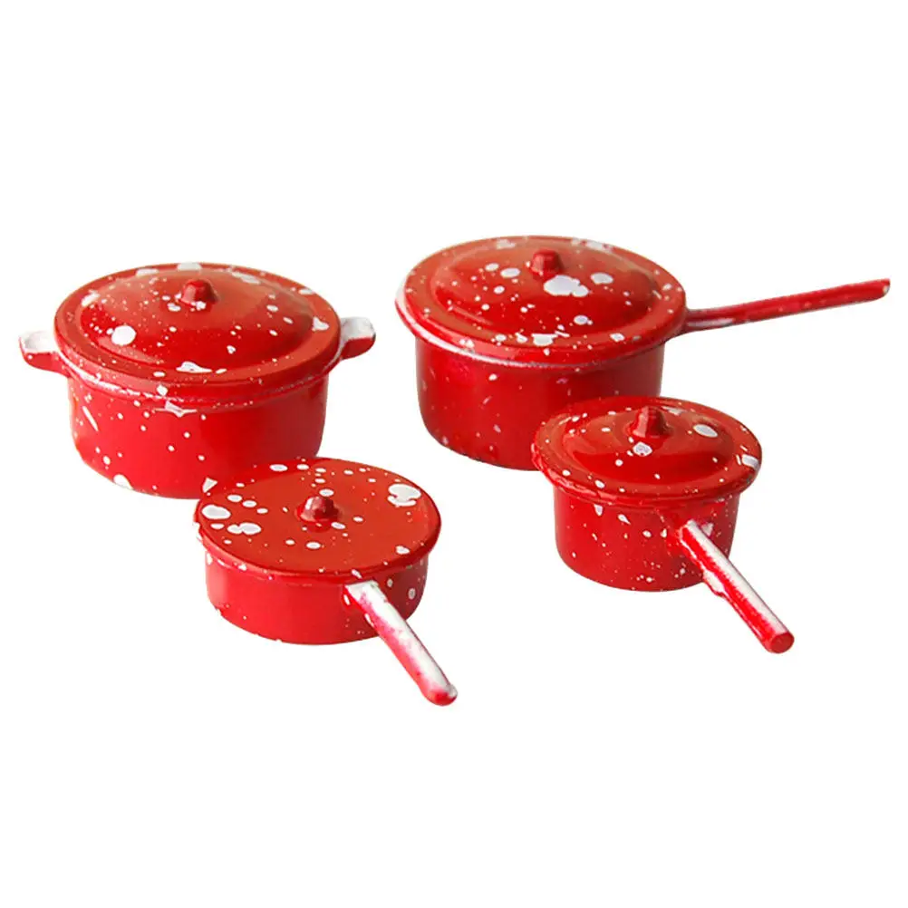1Set Miniature Stovetop Cookware Set Realistic Mini Pots and Pans Smooth Non-Deformable Surface for Mini Home Decor DIY
1Set Miniature Stovetop Cookware Set Realistic Mini Pots and Pans Smooth Non-Deformable Surface for Mini Home Decor DIY