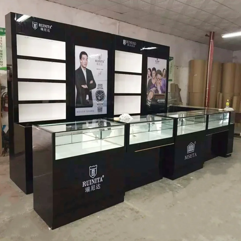 customized.Factory Customized Watch Display Counter Wood Display Cabinet Watch Retail Watch Showcase with LED Light
customized.Factory Customized Watch Display Counter Wood Display Cabinet Watch Retail Watch Showcase with LED Light