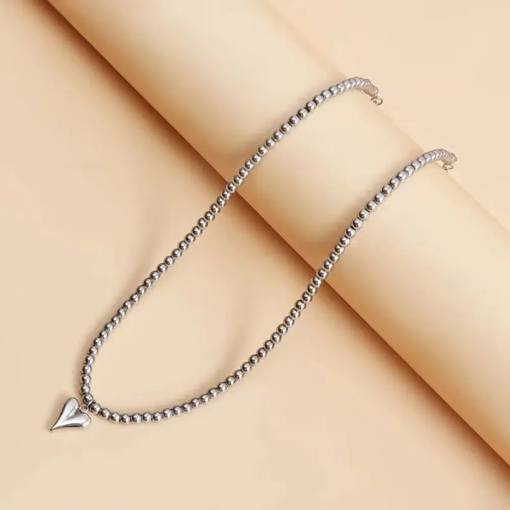 Fashion Metal Love Heart Pendant Necklace For Women Vintage Imitation Pearl Handmade Beaded Chain Necklace Jewelry
Fashion Metal Love Heart Pendant Necklace For Women Vintage Imitation Pearl Handmade Beaded Chain Necklace Jewelry