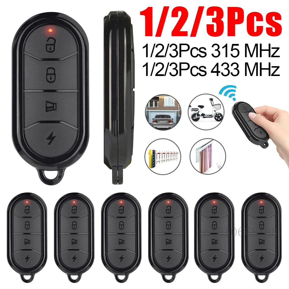 3/2/1PCS 433MHz/315MHz Cloning Duplicator 4 Buttons Auto Copy Remote Controller Universal Electric Garage Gate Opener
3/2/1PCS 433MHz/315MHz Cloning Duplicator 4 Buttons Auto Copy Remote Controller Universal Electric Garage Gate Opener