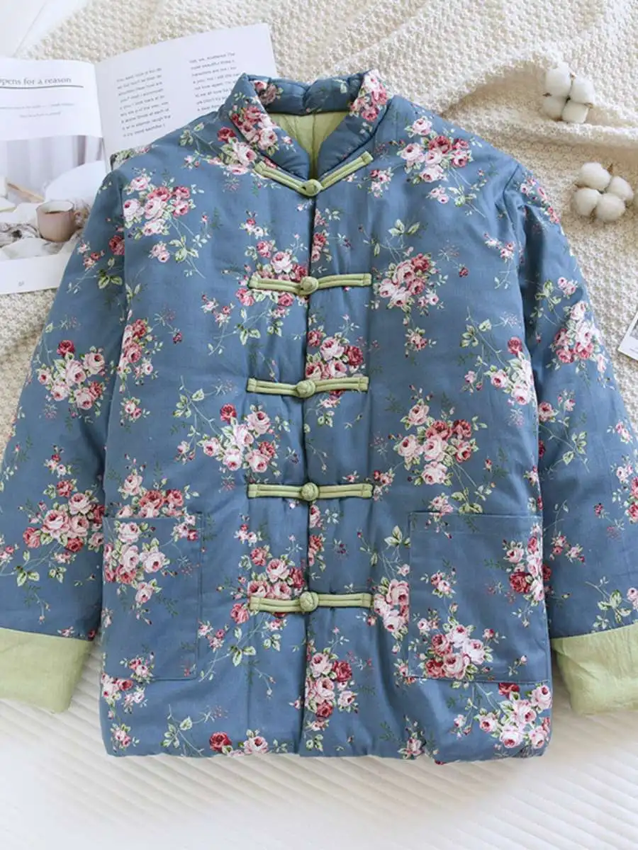 Новая женская зимняя куртка ручной работы из чистого хлопка в национальном стиле с пуговицами, удлиненная, ультракороткая
Новая женская зимняя куртка ручной работы из чистого хлопка в национальном стиле с пуговицами, удлиненная, ультракороткая