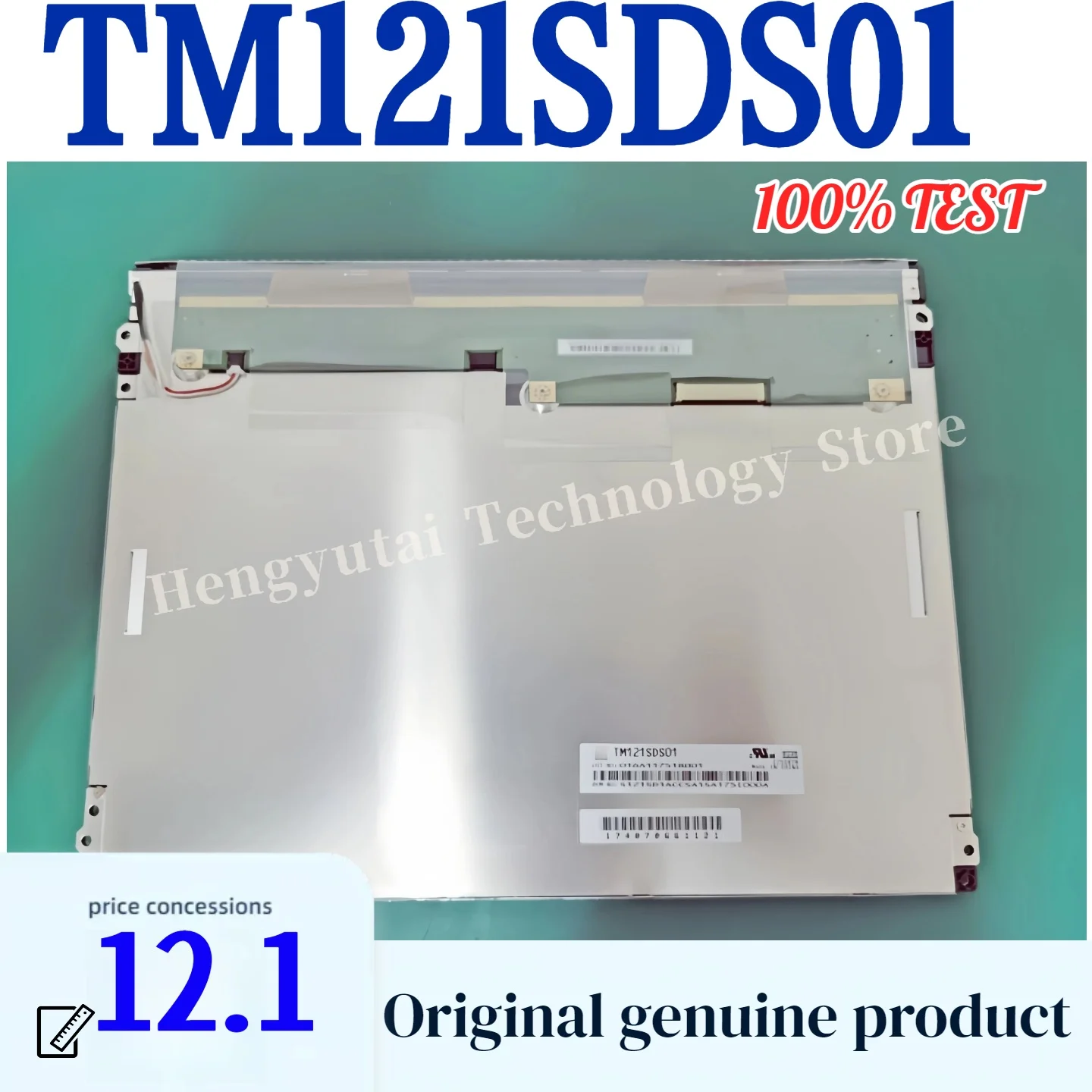 New original TM121SDS01 TM121SDSG02 TM121SDSG05 TM121SDSG05 12.1-inch 800*600 Industrial LCD Scree
New original TM121SDS01 TM121SDSG02 TM121SDSG05 TM121SDSG05 12.1-inch 800*600 Industrial LCD Scree