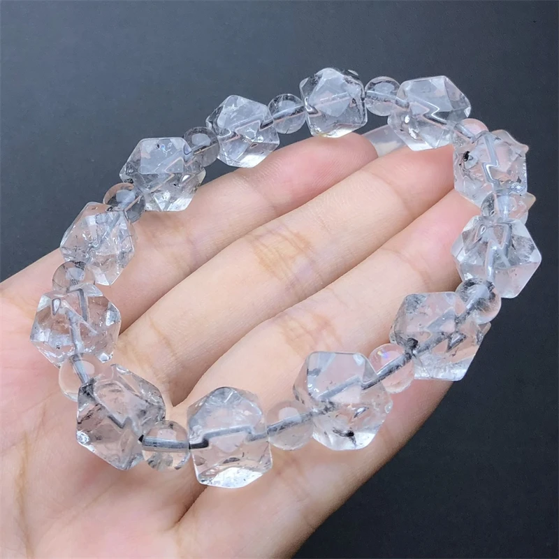 Женский бриллиантовый браслет природной произвольной формы Herkimer, модные лечебные хрустальные круглые бусины, пряди для влюбленных, ювелирные изделия, подарок, 1 шт.
Женский бриллиантовый браслет природной произвольной формы Herkimer, модные лечебные хрустальные круглые бусины, пряди для влюбленных, ювелирные изделия, подарок, 1 шт.