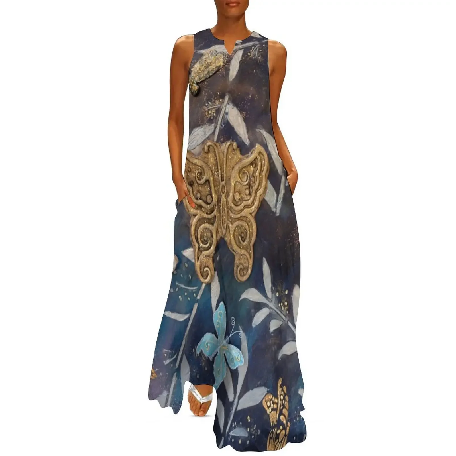 Midnight in the Garden of the Golden Butterfly Long Dress Women long dress Dresses for wedding party clothes Dress
Midnight in the Garden of the Golden Butterfly Long Dress Women long dress Dresses for wedding party clothes Dress