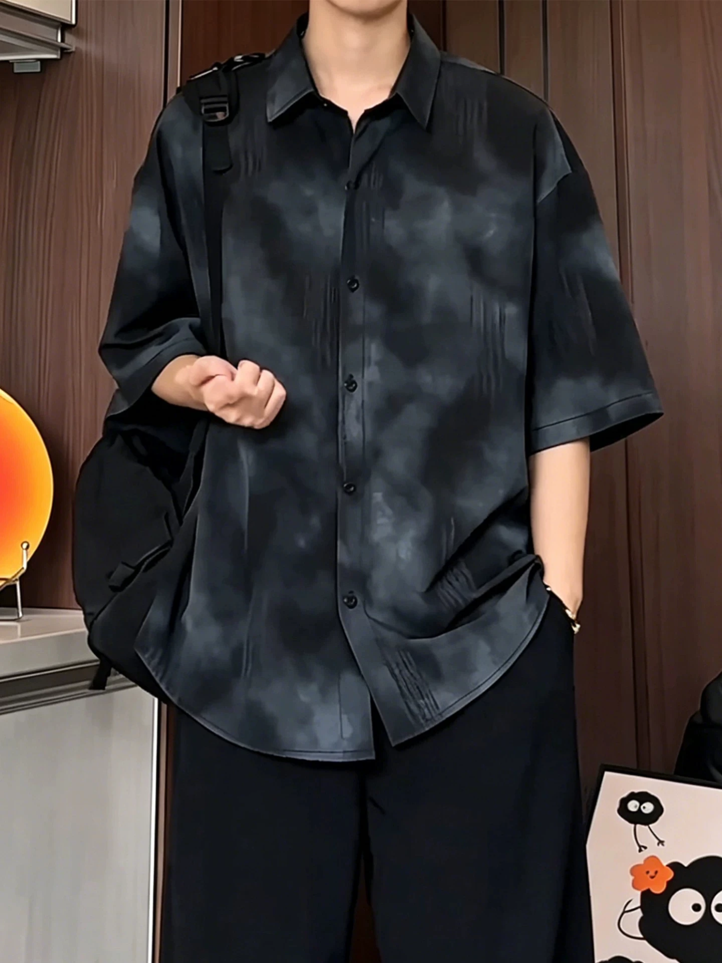 Men's Short Sleeve Gradient Dyed Ice Silk Shirt Cool Feeling Summer Fashion Thin Outerwear CleanFit Style Standard Edition
Men's Short Sleeve Gradient Dyed Ice Silk Shirt Cool Feeling Summer Fashion Thin Outerwear CleanFit Style Standard Edition
