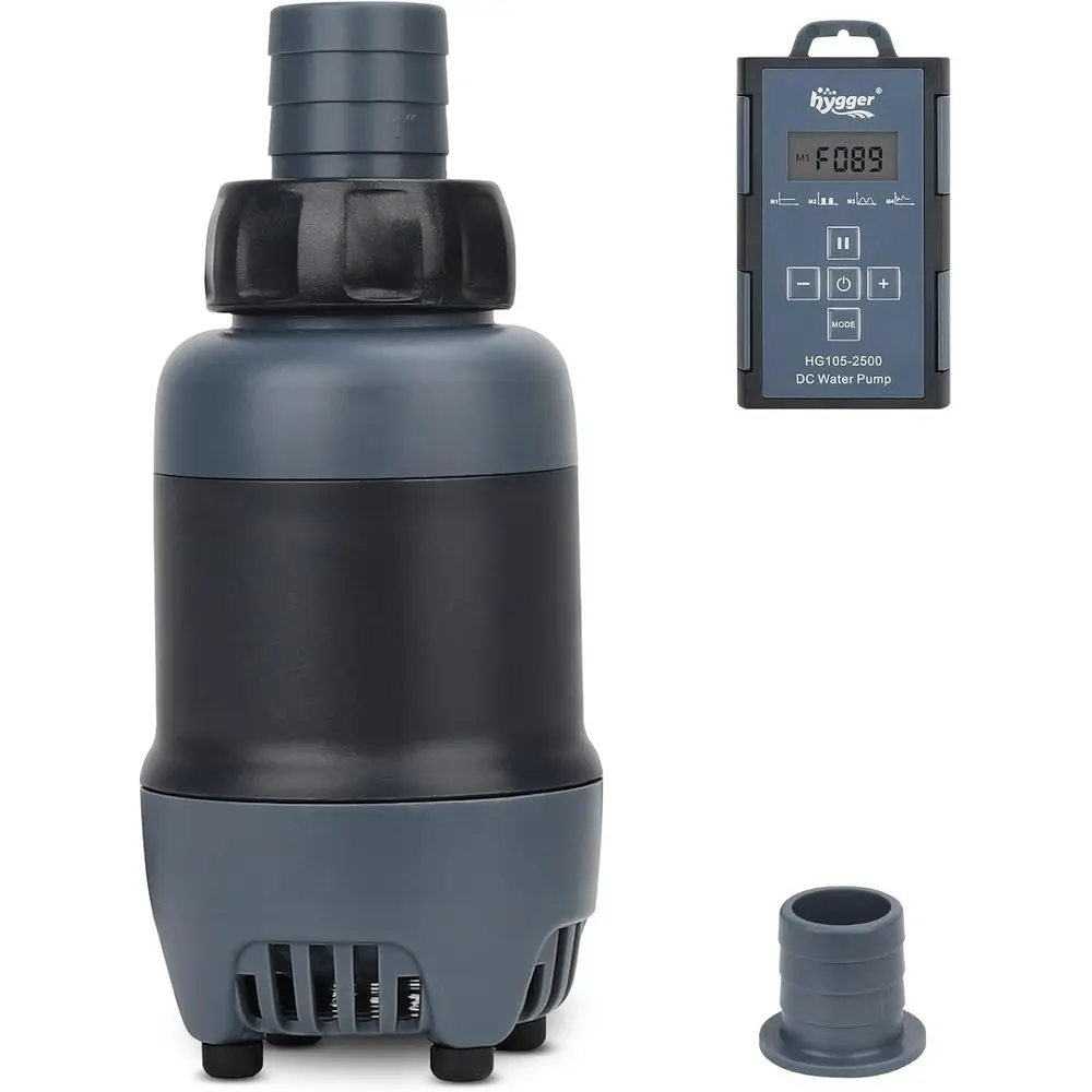 24V DC Submersible Water Pump, 396 GPH, 20W, 6.6T, with Controller for Aquariums, Ponds, Fountains, and Hydroponics
24V DC Submersible Water Pump, 396 GPH, 20W, 6.6T, with Controller for Aquariums, Ponds, Fountains, and Hydroponics