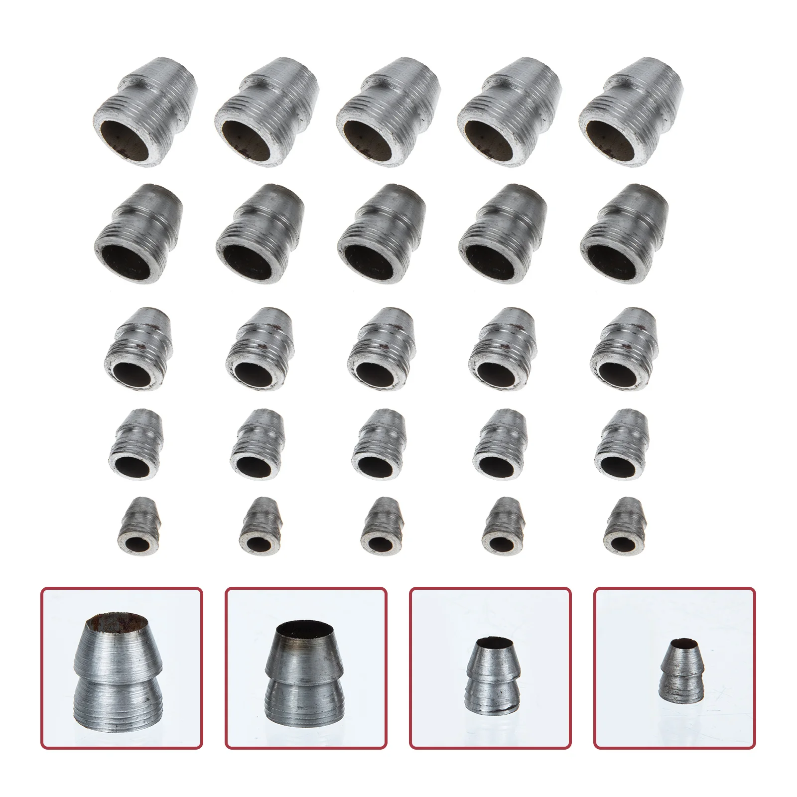 25 Pcs Nail Drill Bits Round Wedge Set Metal Hammer Accessory Iron Steel Axe Repair Tool Silver Work
25 Pcs Nail Drill Bits Round Wedge Set Metal Hammer Accessory Iron Steel Axe Repair Tool Silver Work
