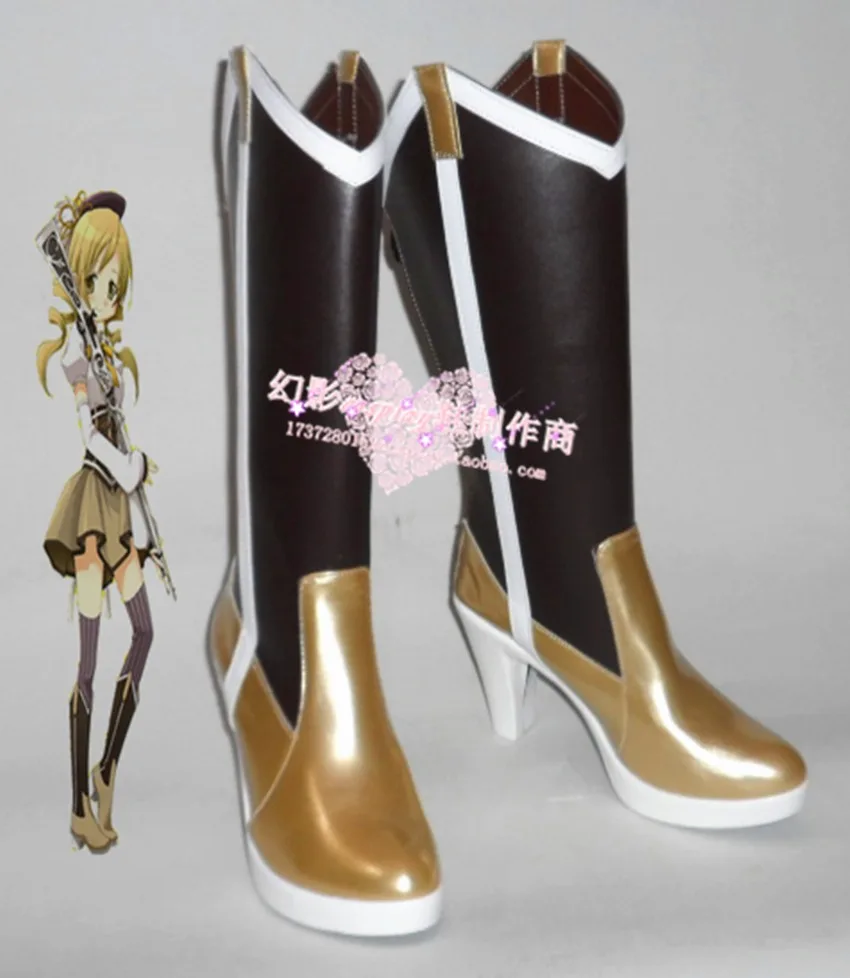 Puella Magi Madoka Magica Tomoe Mami Cosplay Costume Shoes Handmade Faux Leather Boots
Puella Magi Madoka Magica Tomoe Mami Cosplay Costume Shoes Handmade Faux Leather Boots