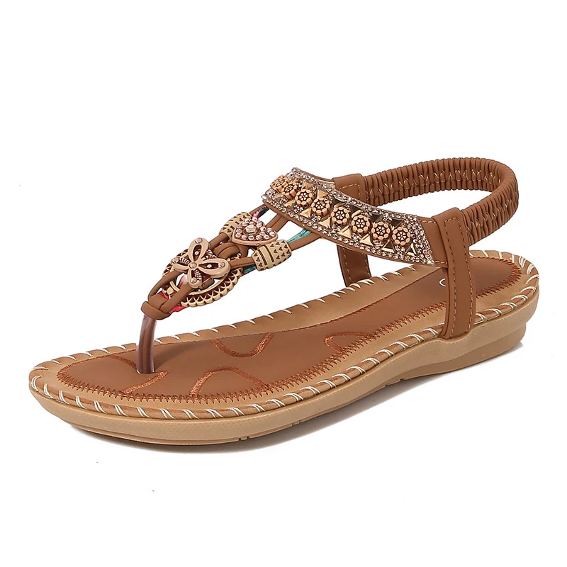2025 Summer New Bohemian Style Women's Ethnic Large Size Toe-Loop Flat Sandals
2025 Summer New Bohemian Style Women's Ethnic Large Size Toe-Loop Flat Sandals