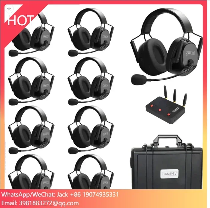 Secure Portable Walkie Talk Audio Communication Systems Wireless Production Intercom
Secure Portable Walkie Talk Audio Communication Systems Wireless Production Intercom