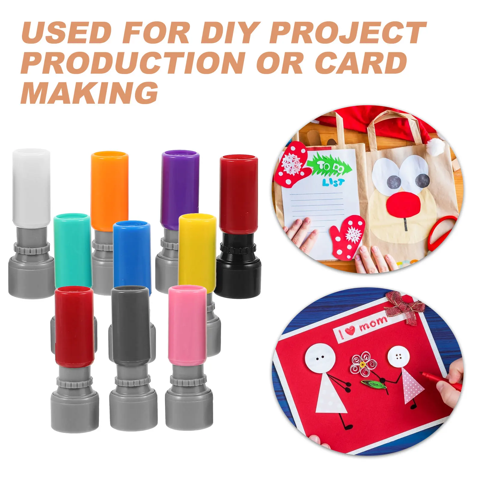 10pcs Round Seal Blank Ink Stamp DIY Making Tool Small Plastic Case Engraved Name Accessories Parties Classroom Projects
10pcs Round Seal Blank Ink Stamp DIY Making Tool Small Plastic Case Engraved Name Accessories Parties Classroom Projects