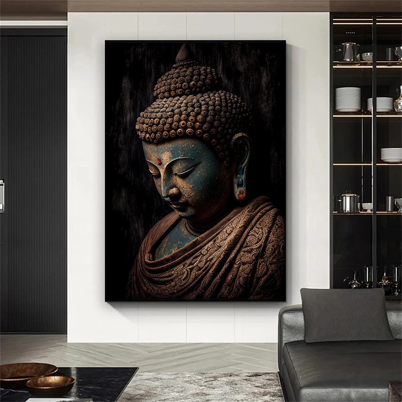 Vintage Buddha Statue Canvas Painting Religious Prints Wall Art Picture for Living Room Bedroom Decoration Posters No Frame
Vintage Buddha Statue Canvas Painting Religious Prints Wall Art Picture for Living Room Bedroom Decoration Posters No Frame