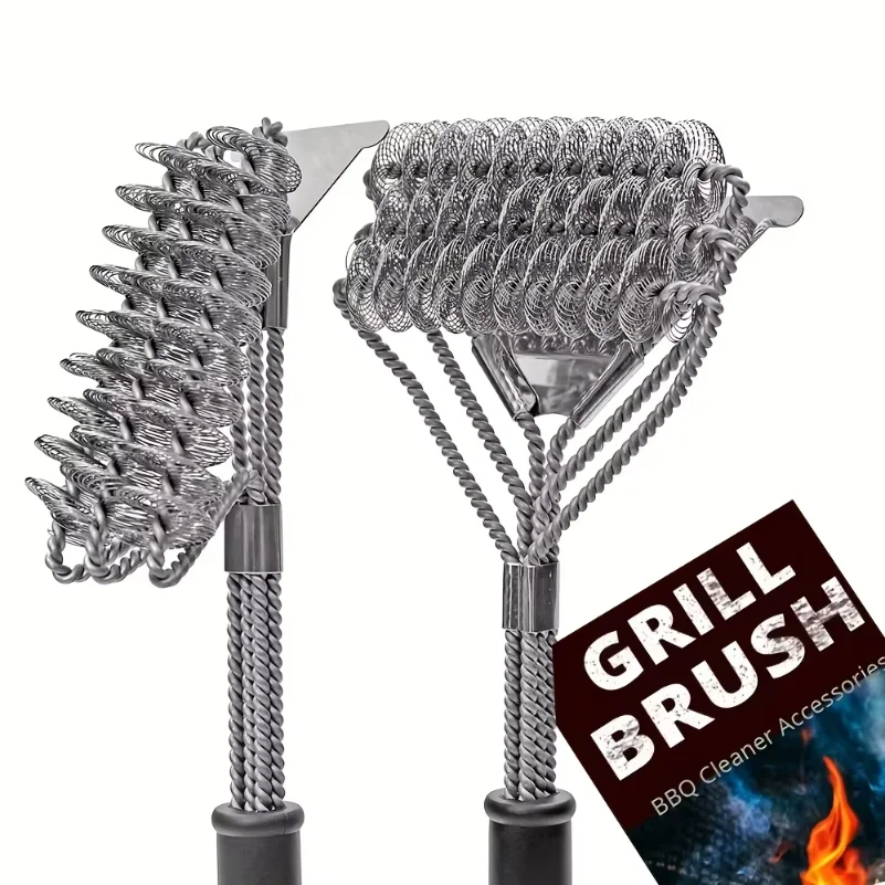 Safe Grill Brush, Bristle Free BBQ Grill Brush, Great Grilling Accessories, Rust Resistant Stainless Steel Barbecue Cleaner
Safe Grill Brush, Bristle Free BBQ Grill Brush, Great Grilling Accessories, Rust Resistant Stainless Steel Barbecue Cleaner