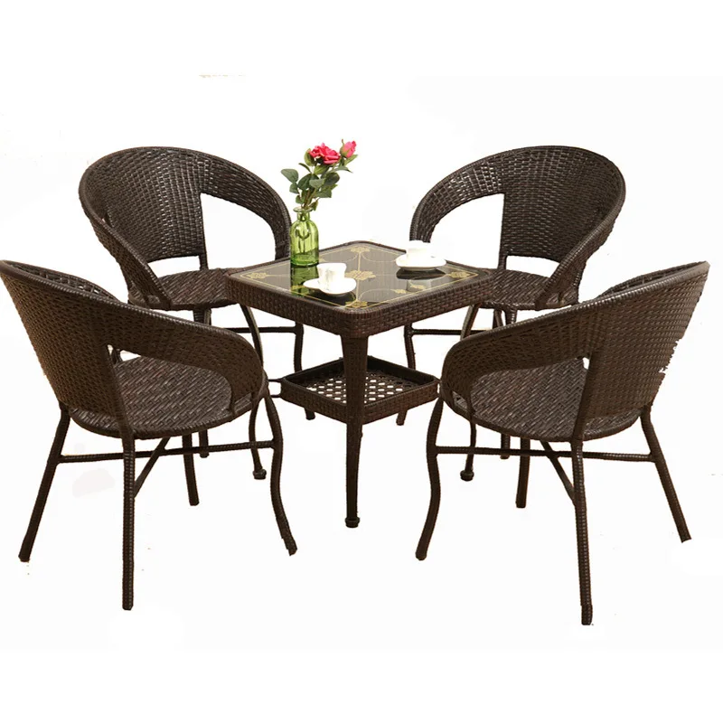 Tea table household balcony small table and chairs single back chair outdoor leisure
Tea table household balcony small table and chairs single back chair outdoor leisure
