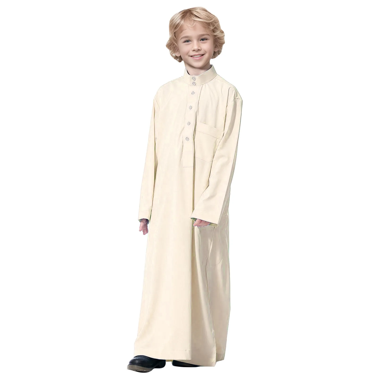 Muslim Ethnic Costume Middle East Teenage Boys Embroidered Robe Suit Arabian Children'S Clothing Kurta Muslim Dress Kaftan Robe
Muslim Ethnic Costume Middle East Teenage Boys Embroidered Robe Suit Arabian Children'S Clothing Kurta Muslim Dress Kaftan Robe