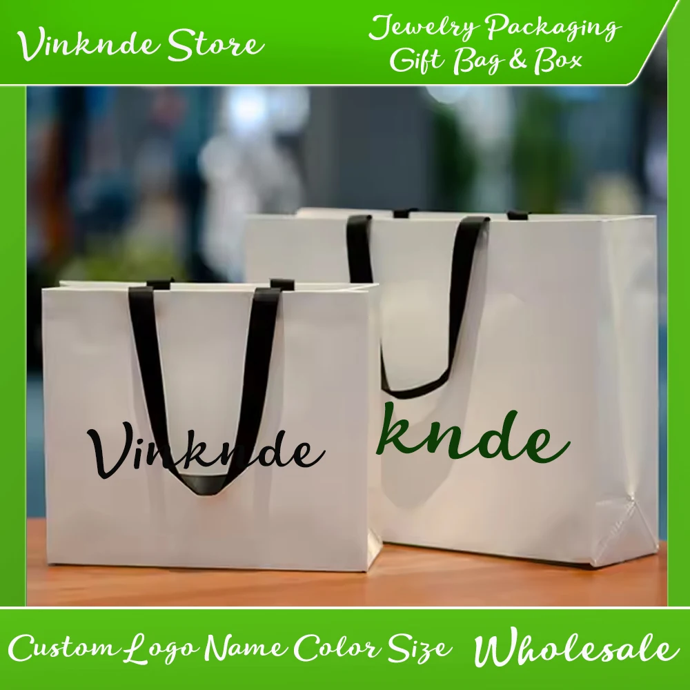 Custom Logo Thank You Bags 5Pack Bulk Paper Shopping Pack with Handle for Boutique Small Business Retail Wedding Party Gifts
Custom Logo Thank You Bags 5Pack Bulk Paper Shopping Pack with Handle for Boutique Small Business Retail Wedding Party Gifts