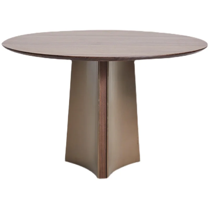 Nordic Entry Lux Style Dining Table North America Black Walnut Solid Wood Commercial Conference Table Italian Minimalist Table 
Nordic Entry Lux Style Dining Table North America Black Walnut Solid Wood Commercial Conference Table Italian Minimalist Table