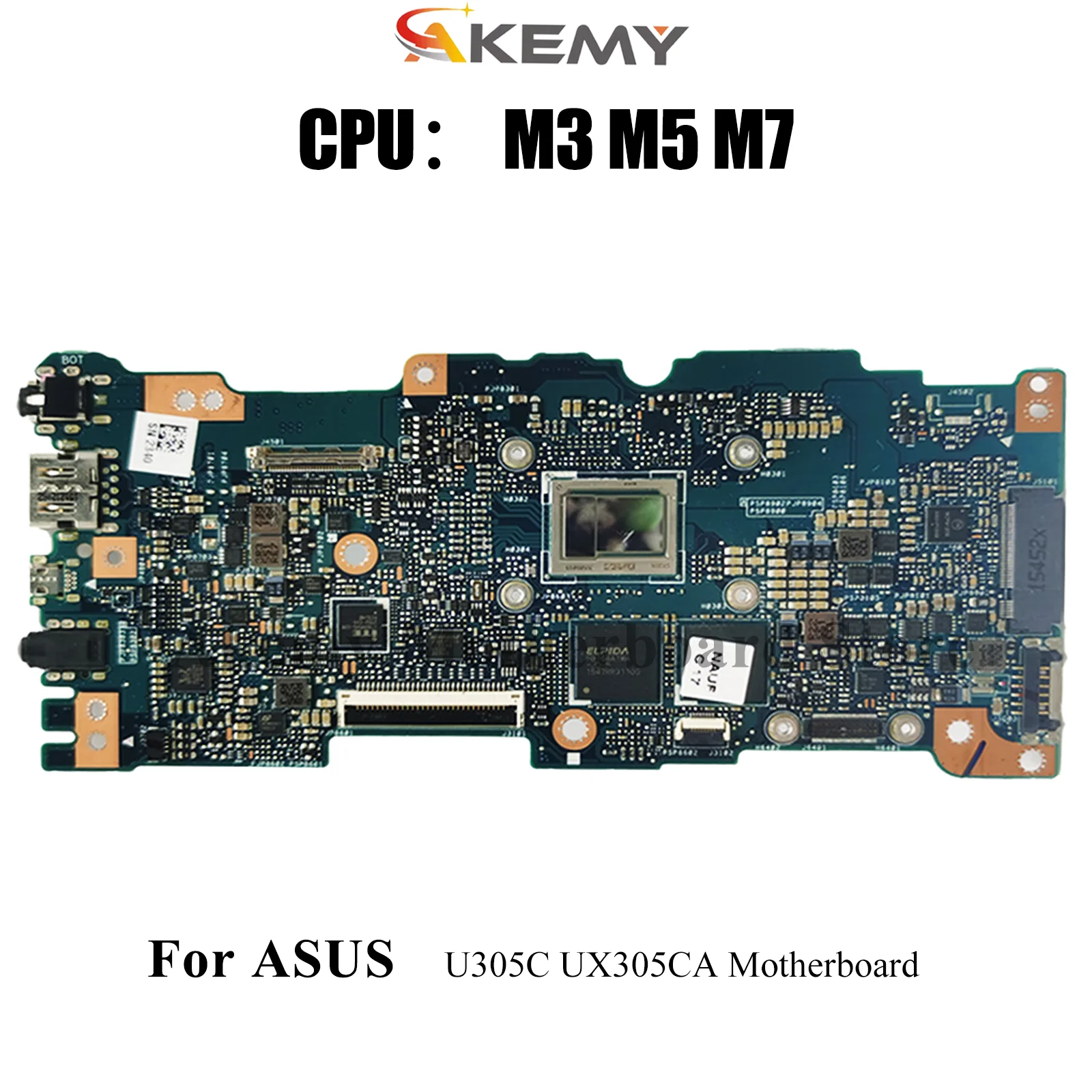 UX305CA Материнская плата для ноутбука ASUS ZenBook UX305CA UX305C U305C Материнская плата для ноутбука с процессором M3 M5 M7 100% тестирование ОК быстрая доставка
UX305CA Материнская плата для ноутбука ASUS ZenBook UX305CA UX305C U305C Материнская плата для ноутбука с процессором M3 M5 M7 100% тестирование ОК быстрая доставка