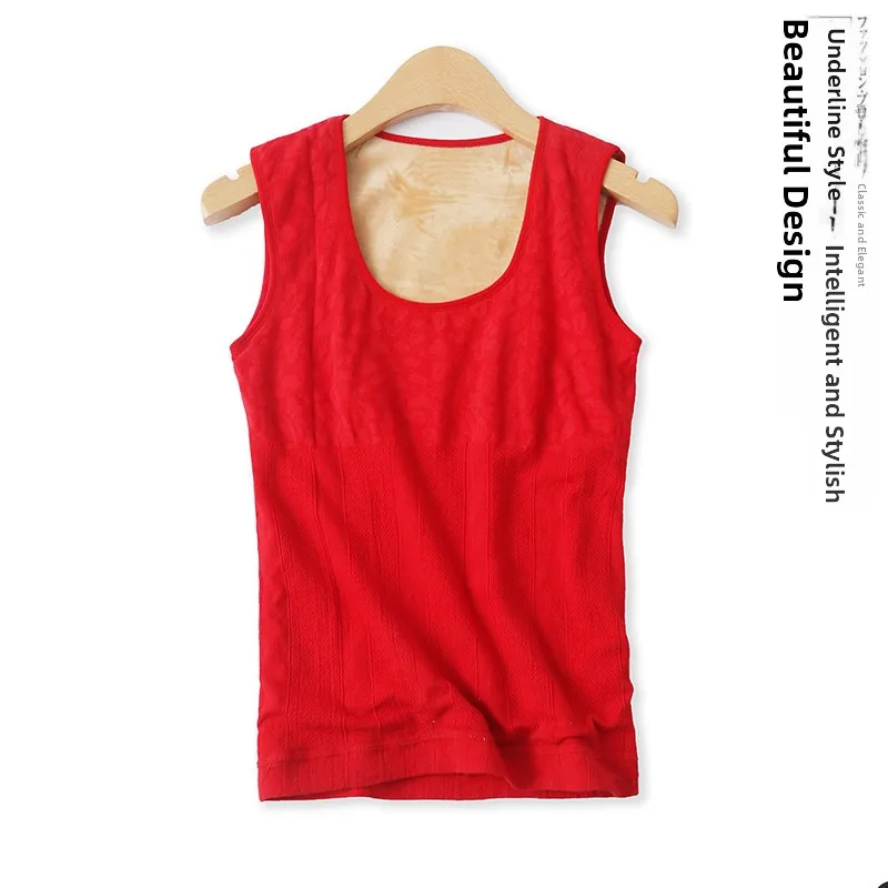 Warm Fleece Lined Vest Women's Inner Wear Elastic Shaping Body Beautiful Underwear Thickened Winter Home Clothes Small round ...
Warm Fleece Lined Vest Women's Inner Wear Elastic Shaping Body Beautiful Underwear Thickened Winter Home Clothes Small round ...
