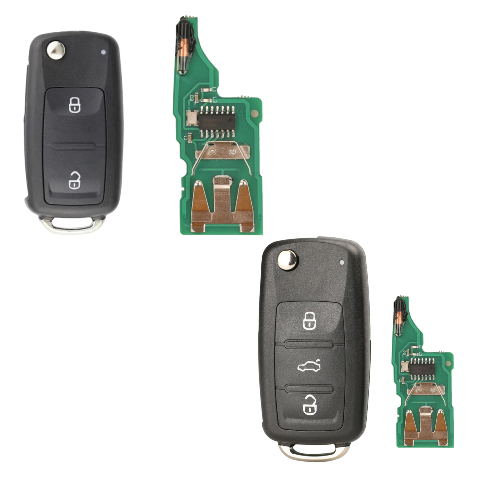 5K0837202AD 2/3 Buttons Key Fob Replacement ID48 Chip 433MHz Remote Car Key Fob for Volkswagen New Lavida Passat Sagitar
5K0837202AD 2/3 Buttons Key Fob Replacement ID48 Chip 433MHz Remote Car Key Fob for Volkswagen New Lavida Passat Sagitar