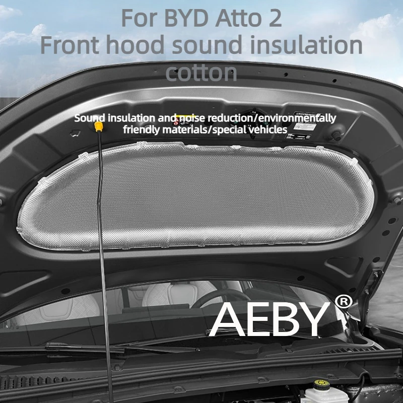 AEBY For BYD Atto 2 2025 Engine Bay Sound Deadening Mat,Thermal & Noise Protection,Car Engine Heat Shield,Easy Installation
AEBY For BYD Atto 2 2025 Engine Bay Sound Deadening Mat,Thermal & Noise Protection,Car Engine Heat Shield,Easy Installation