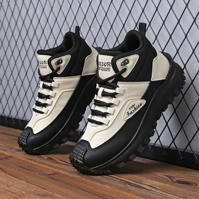 Autumn Men's Boots Trend British Retro Work Boots Waterproof High Top Hiking Shoes for Men Slip-Resistant Outdoor Hunting Boots
Autumn Men's Boots Trend British Retro Work Boots Waterproof High Top Hiking Shoes for Men Slip-Resistant Outdoor Hunting Boots