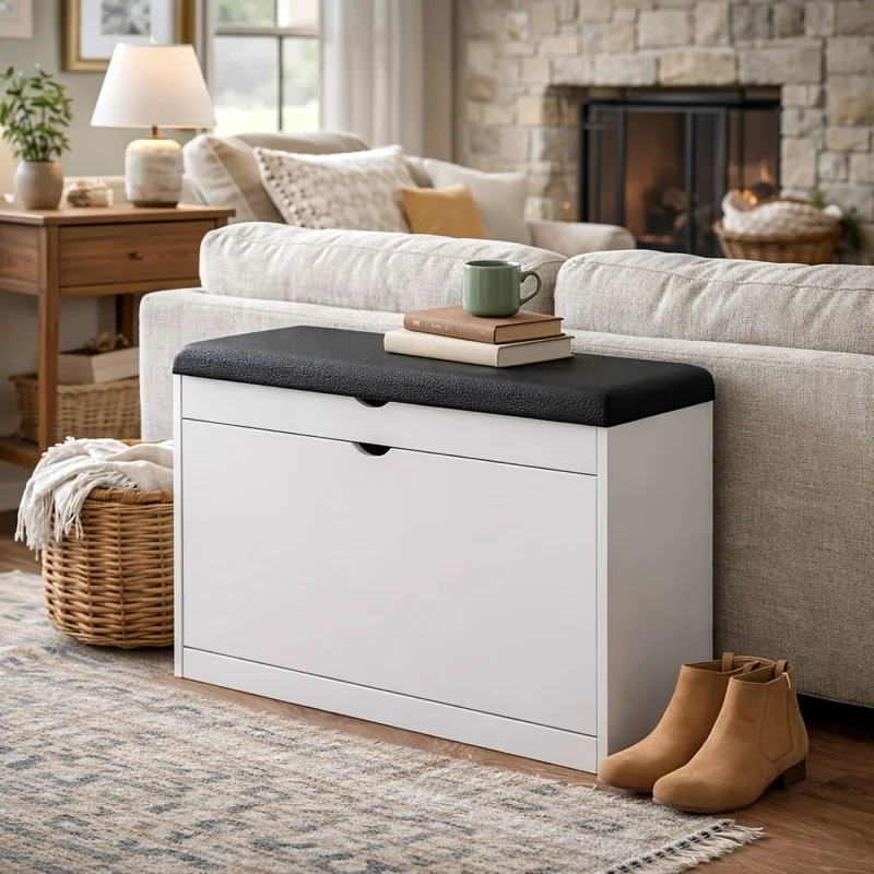 Shoe Cabinet, Compact Storage Shoe Stool - with Sturdy Accessories, Upgraded Thickened Cushions, Hidden Storage Space, Can Be Used In Corridors, Living Rooms And Doors, Is A Good Thing for Home Storage.
Shoe Cabinet, Compact Storage Shoe Stool - with Sturdy Accessories, Upgraded Thickened Cushions, Hidden Storage Space, Can Be Used In Corridors, Living Rooms And Doors, Is A Good Thing for Home Storage.