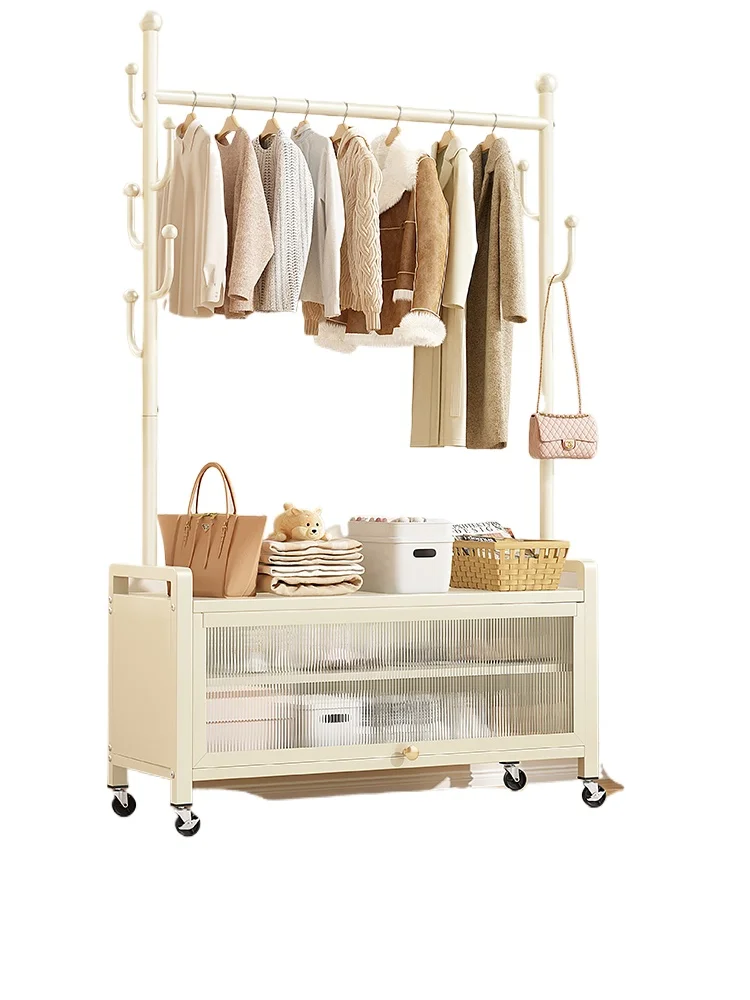 Hanging hanger floor-to-ceiling bedroom household simple coat rack light luxury movable living room balcony drying clothes rack
Hanging hanger floor-to-ceiling bedroom household simple coat rack light luxury movable living room balcony drying clothes rack