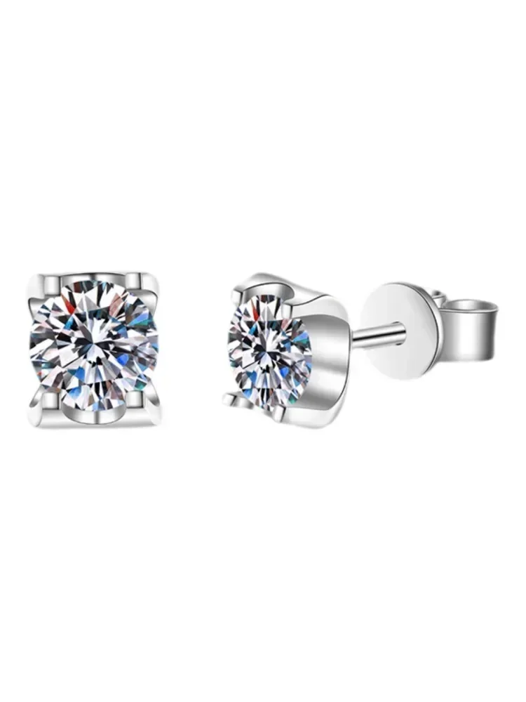 Hot sales 925 silver earrings GRA Certified Moissanite Woman Light Luxury Bull's Head Inlaid Fashion Jewelry Earrings
Hot sales 925 silver earrings GRA Certified Moissanite Woman Light Luxury Bull's Head Inlaid Fashion Jewelry Earrings