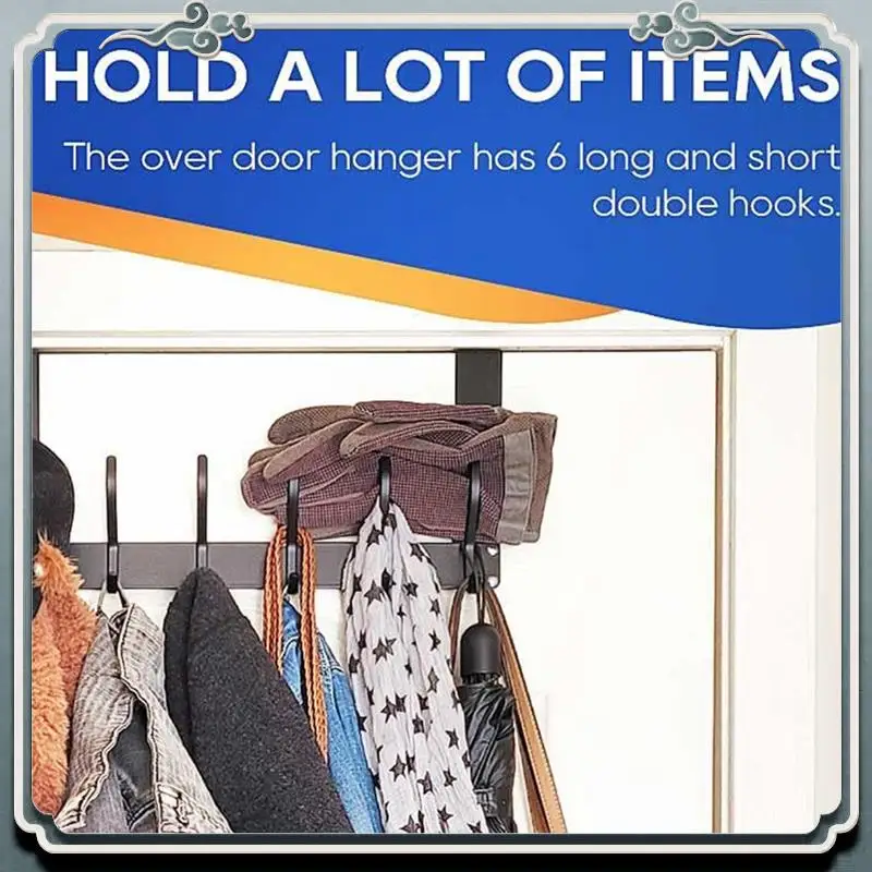 1 Piece Foldable Over The Door Hook, No Assembly Required Door Hanger Hook Sturdy Over The Door Coat Rack Over Door Hanger
1 Piece Foldable Over The Door Hook, No Assembly Required Door Hanger Hook Sturdy Over The Door Coat Rack Over Door Hanger