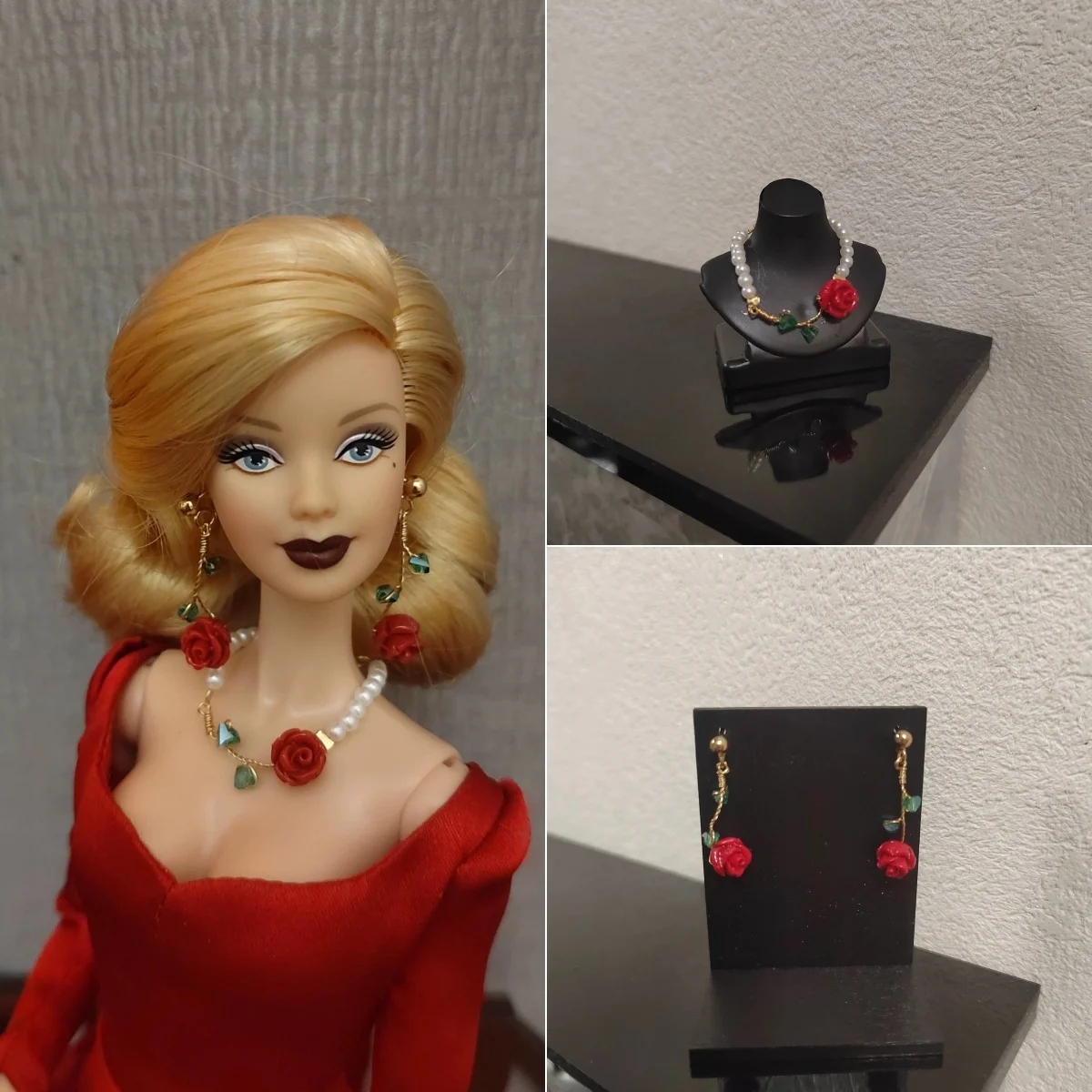 1/6 Doll Jewellery Parts French-style Elegant And Romantic Miss Rose Earring+Necklace Set For 30cm Supermodel Doll Dress Up
1/6 Doll Jewellery Parts French-style Elegant And Romantic Miss Rose Earring+Necklace Set For 30cm Supermodel Doll Dress Up