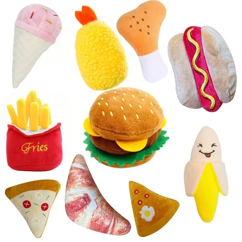 10PCs Plush Dog Toys Chew Toys Squeaky Pet Teething Toys Stuffed Plush Puppy Soft Squeeze Sound Dog Toys Puppy Accessories
10PCs Plush Dog Toys Chew Toys Squeaky Pet Teething Toys Stuffed Plush Puppy Soft Squeeze Sound Dog Toys Puppy Accessories