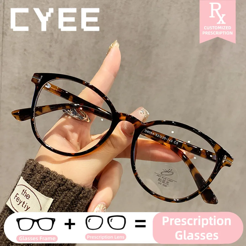 CYEE Custom Prescription Optical Eyewear Vintage TR90 Anti Blue Light Progressive Lens Glasses Photochromic Myopia Eyeglasses
CYEE Custom Prescription Optical Eyewear Vintage TR90 Anti Blue Light Progressive Lens Glasses Photochromic Myopia Eyeglasses