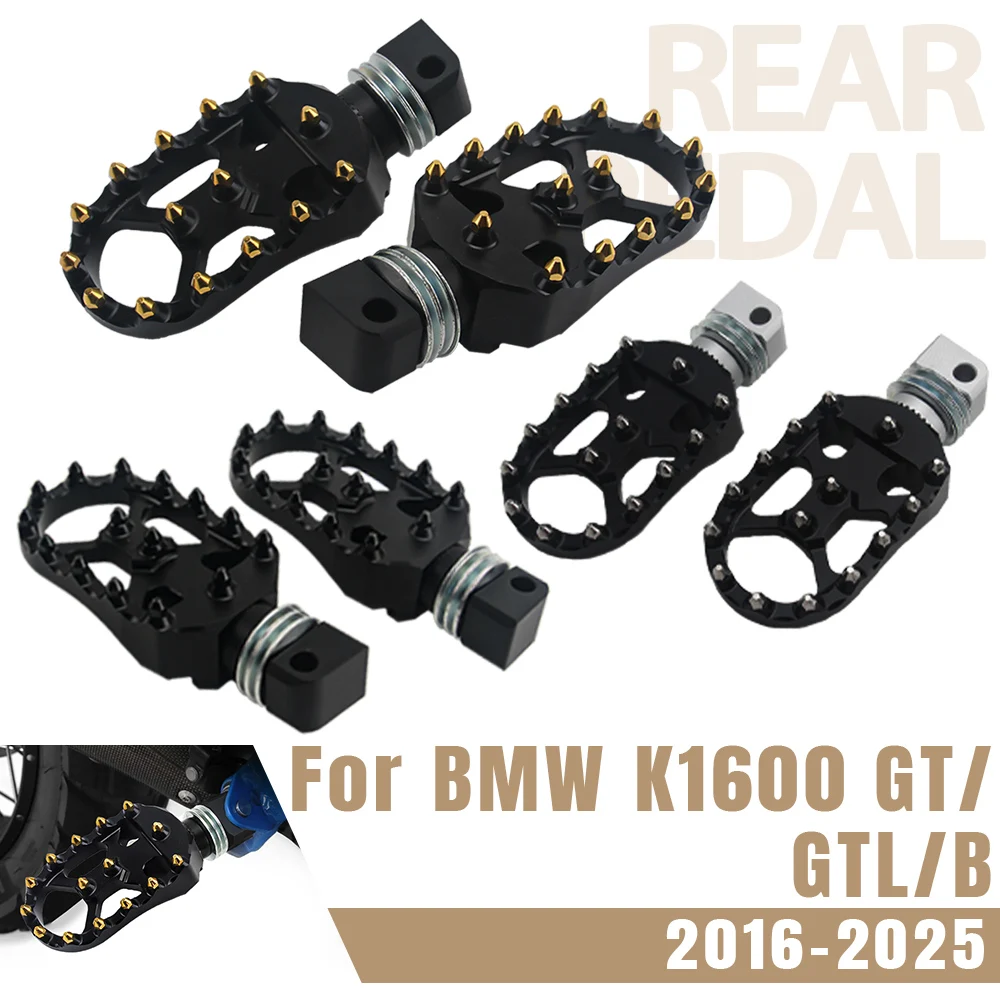For BMW K1600GTL K 1600GT GTL K1600 Grand America K1600B 2016-2025 Motorcycle Rear Foot Pegs Rest Pedal Set Footpeg Footrest Kit
For BMW K1600GTL K 1600GT GTL K1600 Grand America K1600B 2016-2025 Motorcycle Rear Foot Pegs Rest Pedal Set Footpeg Footrest Kit