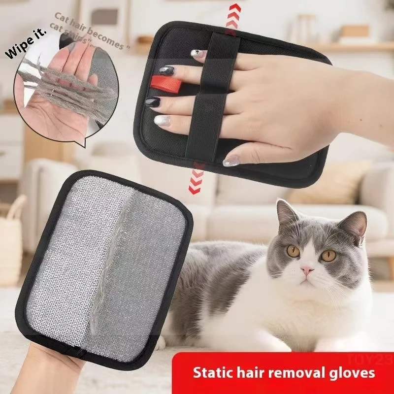 Static Pet Hair Removal Gloves Reusable Electrostatic Cat Dog Hair Remover Grooming Gloves Brush Tool For Couch Carpet Car Seat
Static Pet Hair Removal Gloves Reusable Electrostatic Cat Dog Hair Remover Grooming Gloves Brush Tool For Couch Carpet Car Seat