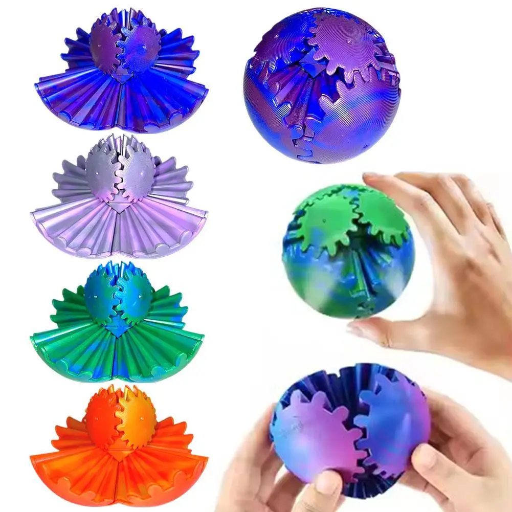Dazzling 3D Printing Gear Ball Interest Recreation Rotate Decompression Toys For Children Action Figure Made By Hand
Dazzling 3D Printing Gear Ball Interest Recreation Rotate Decompression Toys For Children Action Figure Made By Hand