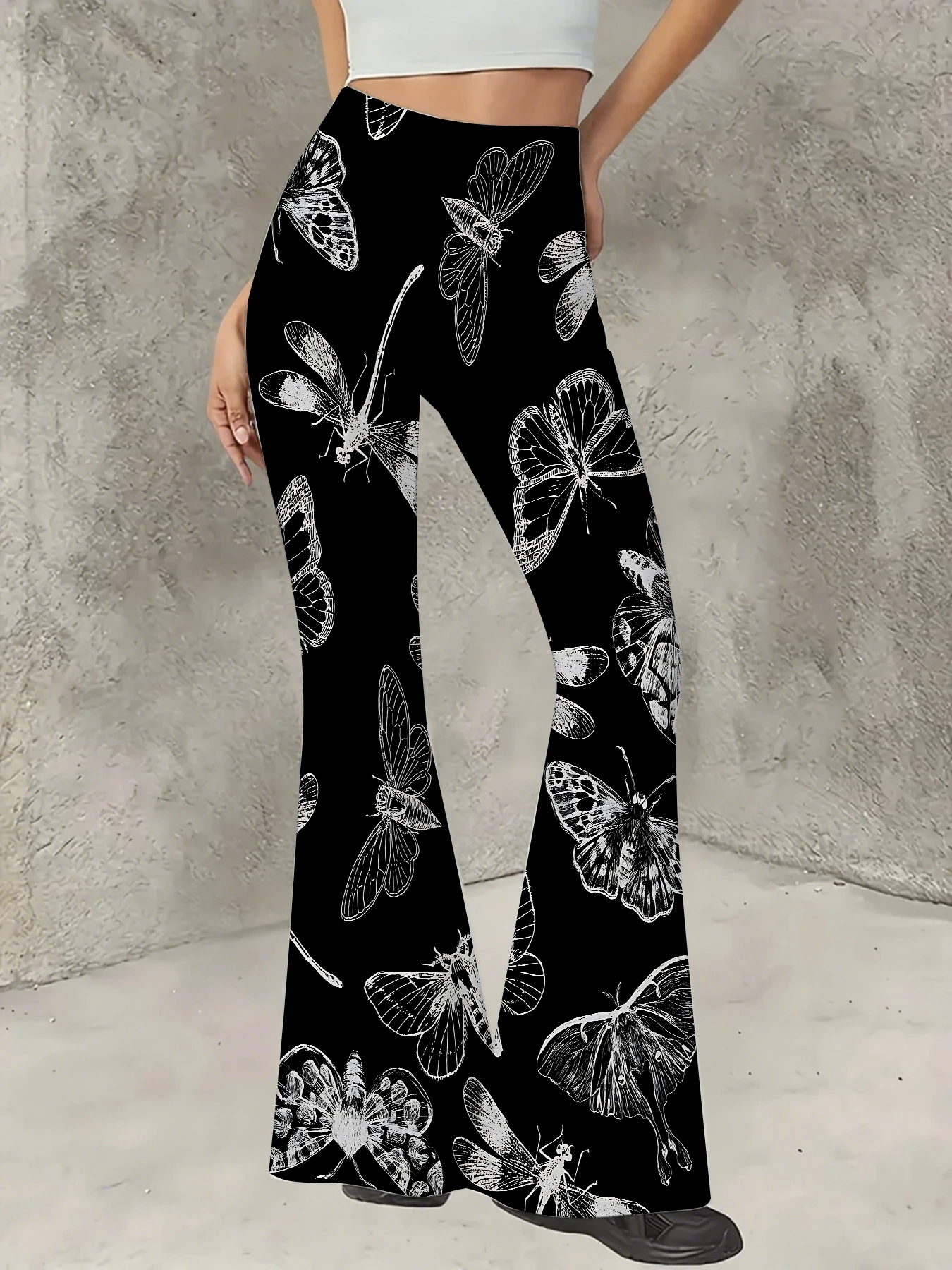 Women's Floral Print Flare Pants Elegant Stretchy Bell Bottom Trousers Summer
Women's Floral Print Flare Pants Elegant Stretchy Bell Bottom Trousers Summer