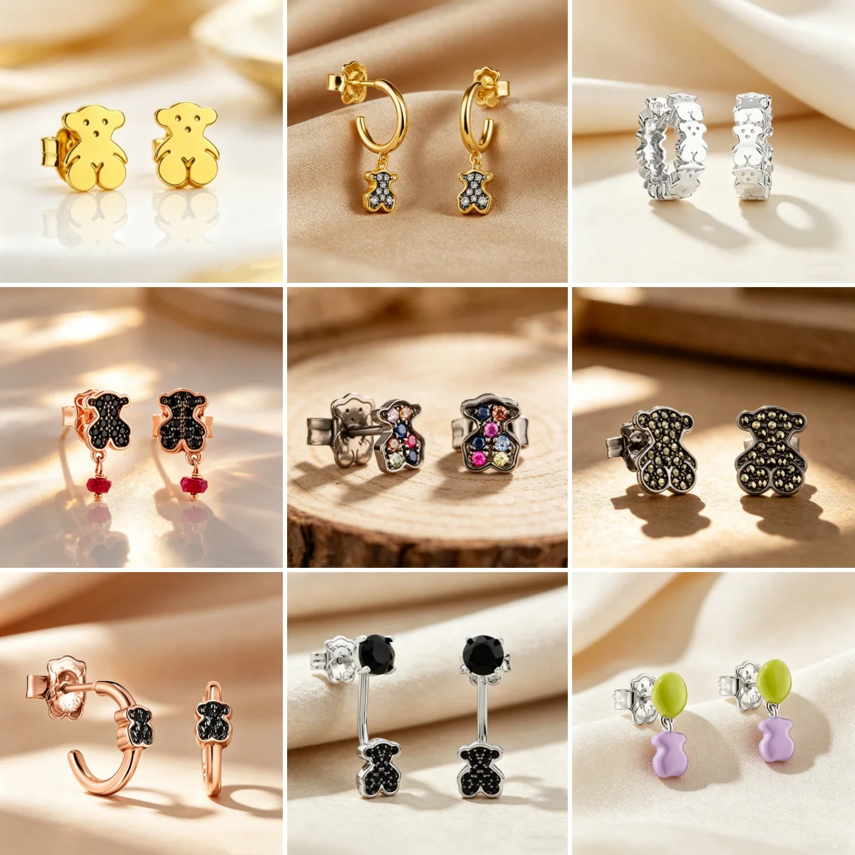 2026 New S925 Pure Silver Fashionable Bear Earrings for Women, Exquisite Accessories, Parties, Bear Patterns
2026 New S925 Pure Silver Fashionable Bear Earrings for Women, Exquisite Accessories, Parties, Bear Patterns