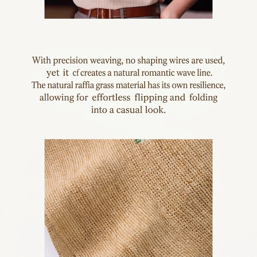 Raffia Straw Hat Embroidered Women'S Sun Hat Foldable Summer Hat Breathable For Daily Wear Beach Vacation Spring Wear
Raffia Straw Hat Embroidered Women'S Sun Hat Foldable Summer Hat Breathable For Daily Wear Beach Vacation Spring Wear